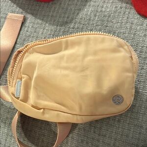 lululemon athletica Cream Crossbody Bag Soft and Versatile